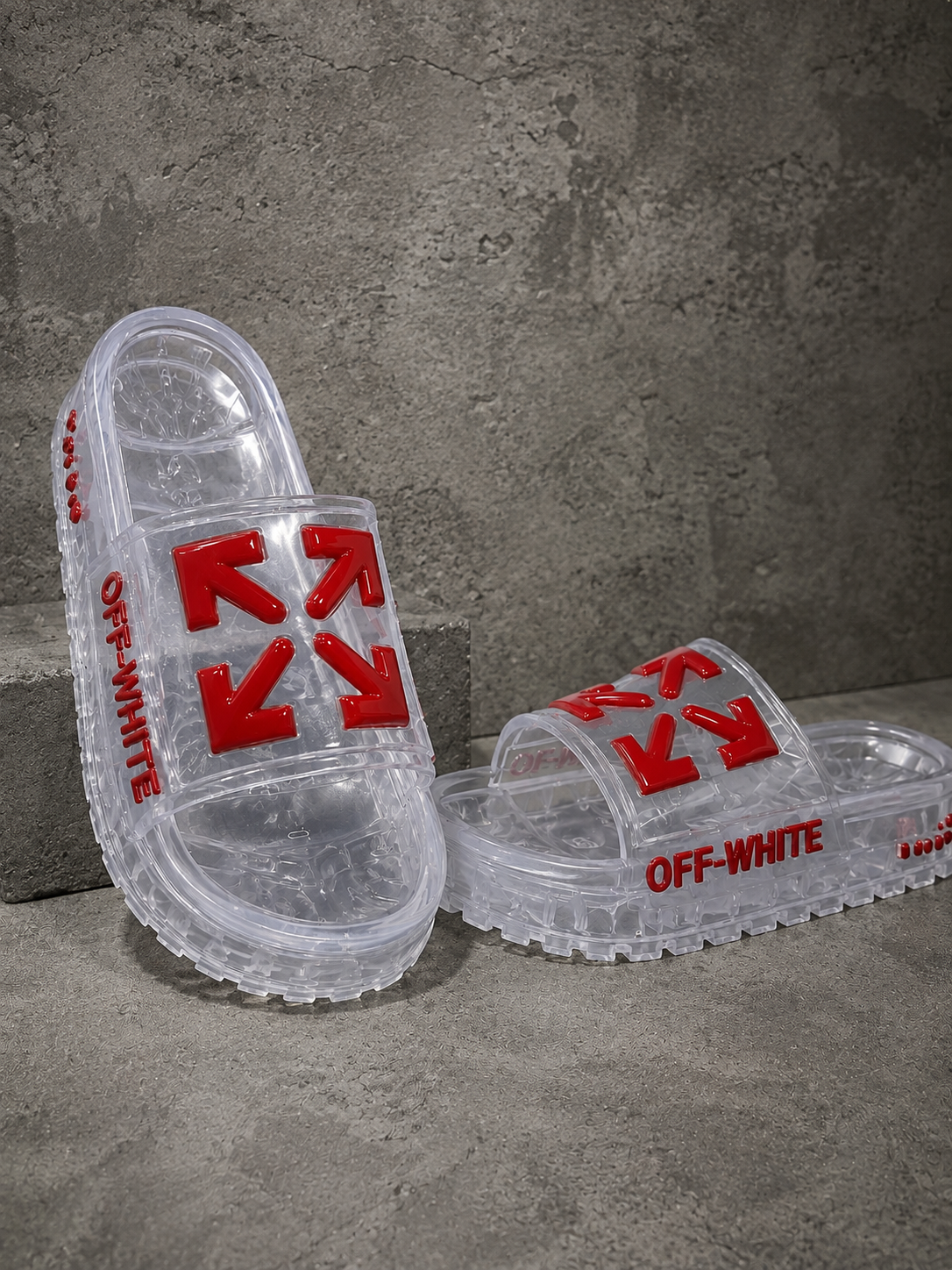 Clear OFF WHITE Sildes
