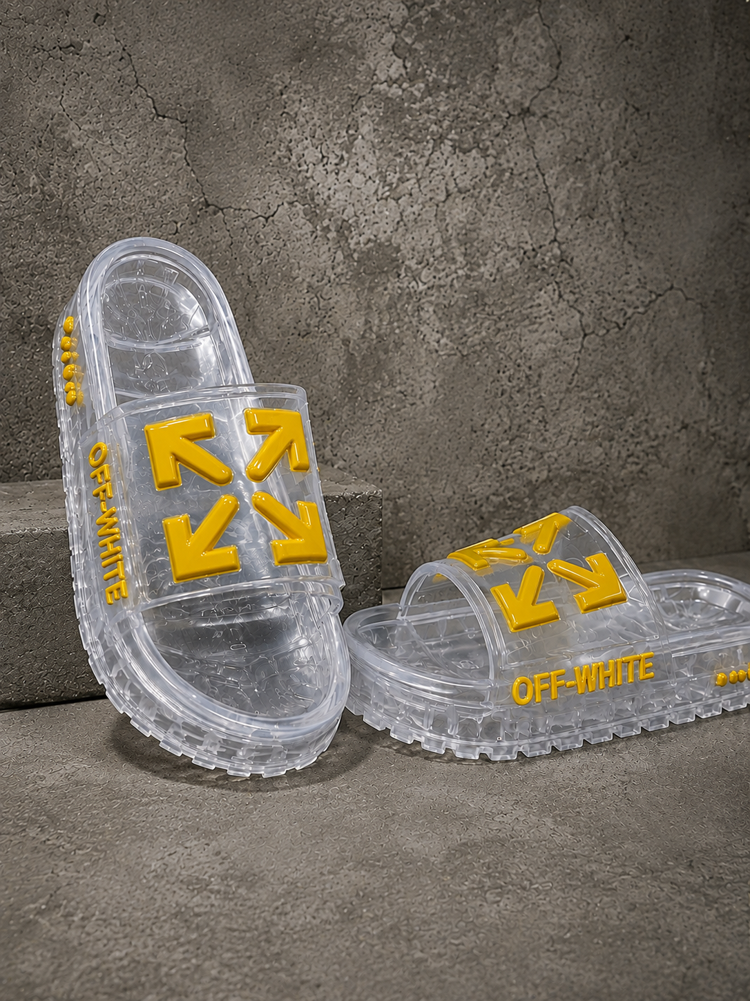 Clear OFF WHITE Sildes