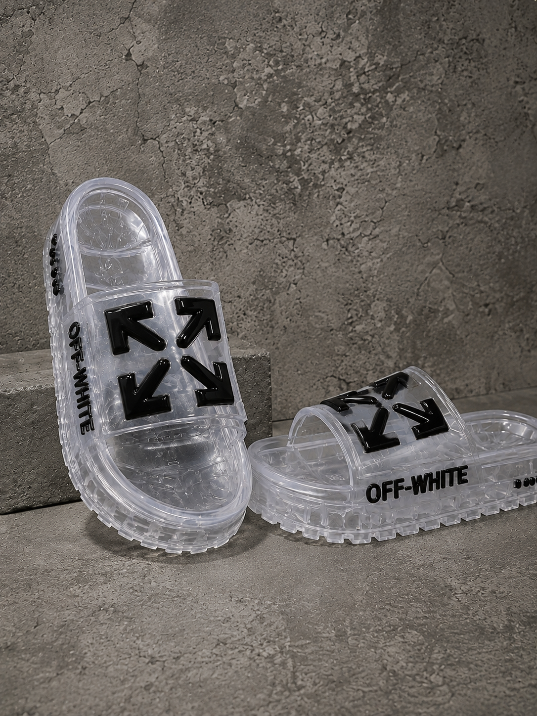 Clear OFF WHITE Sildes
